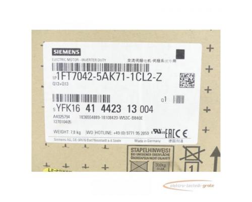 Siemens 1FT7042-5AK71-1CL2 - Z SN:YFK1641442313004 - ungebraucht! - - Bild 6