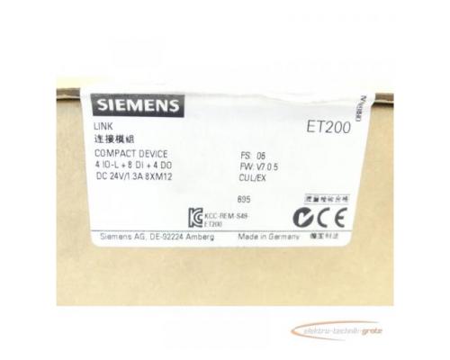 Siemens 6ES7148-6JA00-0AB0 IO-Link Maste SN C-EDUV1511 - ungebraucht! - - Bild 4