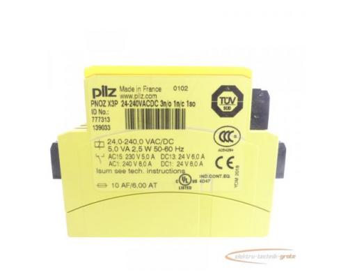 Pilz 24-240VACDC 3n/o 1n/c 1so Sicherheitsrelais 777313 - Bild 5