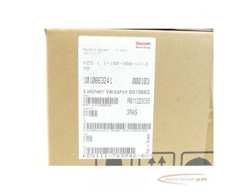 Rexroth KDS 1.1-100-300-W1-220 MNR: R911220055 SN:KDS111-763942-027 - ungebr.! - Bild 2