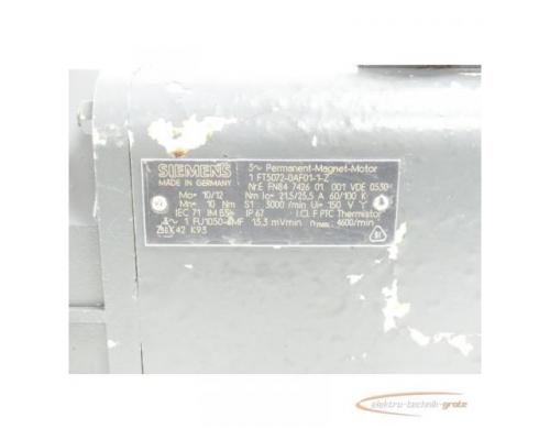 Siemens 1FT5072-0AF01-1 - Z AC-VSA-Motor SN:EFN84742601001 - Bild 4