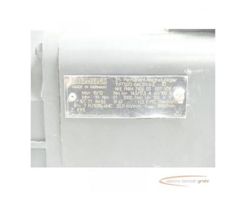 Siemens 1FT5072-0AC01-1 - Z AC-VSA-Motor SN:EFN84742603001 - Bild 4