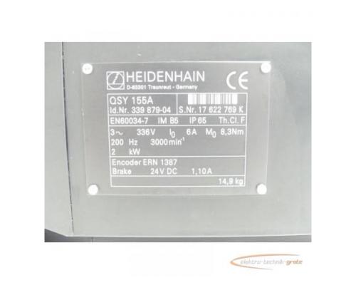 Heidenhain QSY 155A Synchronservomotor Id.Nr.339 879-04 SN:17622769K - Bild 4