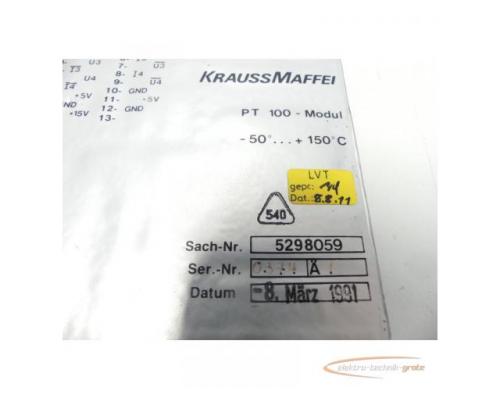 Krauss Maffei 5298059 PT 100 -Modul - 50°. . . + 150° - Bild 5