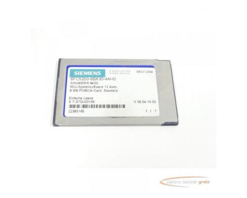 Siemens 6FC5250-6BX30-4AH0 SINUMERIK 840D NCU-Systemsoftware SN T-S7DU00165 - Bild 1