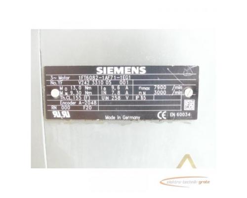 Siemens 1FT6082-1AF71-1EG1 Synchronservomotor SN:YFV242331005001 - Bild 4