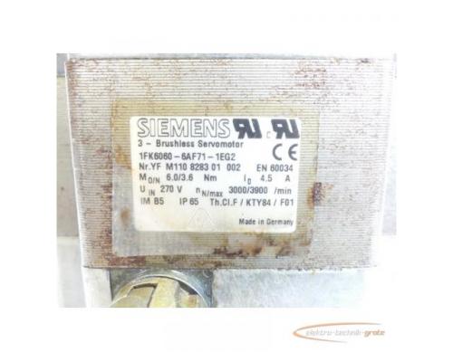 Siemens 1FK6060-6AF71-1EG2 Synchronservomotor SN:YFM110828301002 - Bild 4