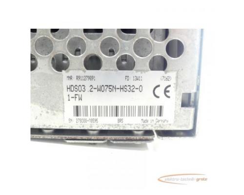 Rexroth HDS03.2-W075N-HS32-01-FW MNR: R911279891 SN:278088-08595 - Bild 4