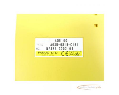 Fanuc A03B-0819-C161 Modul AOR16G SN:N7381200204 - Bild 4