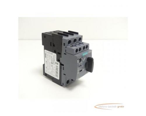 Siemens 3RV2011-1DA15 Motorschutzschalter + 3RV2901-1E Hilfsschalter - Bild 1