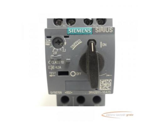 Siemens 3RV2011-1DA15 Motorschutzschalter + 3RV2901-1E Hilfsschalter - Bild 3