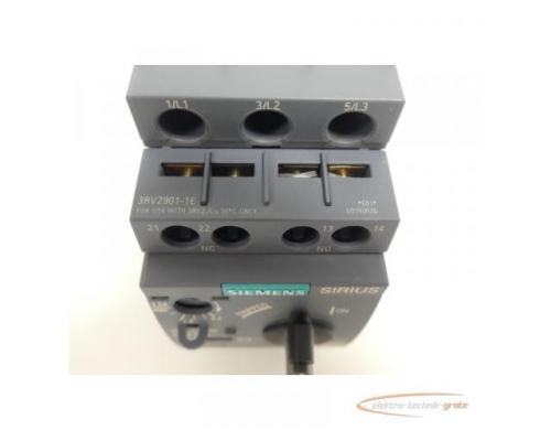 Siemens 3RV2011-1DA15 Motorschutzschalter + 3RV2901-1E Hilfsschalter - Bild 4