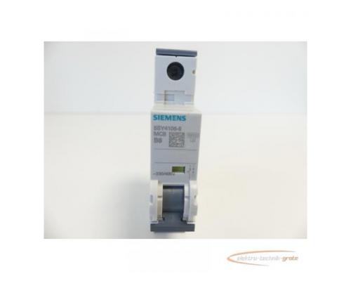 Siemens 5SY4106-6 MCB B6 Leistungsschalter - Bild 2