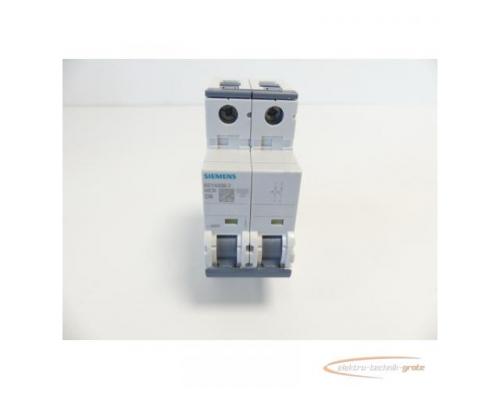 Siemens 5SY4206-7 MCB C6 Unterbrechungsschalter - Bild 2