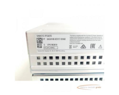 Siemens 6AG4140-6EH17-0HA0 Microbox PC IPC427D SN:VPK1963618 - ungebraucht! - - Bild 7