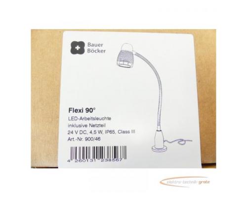 Bauer+Böcker LED-Arbeitsleuchte '' Flexi '' 90° ohne Dimmer - ungebraucht! - - Bild 3