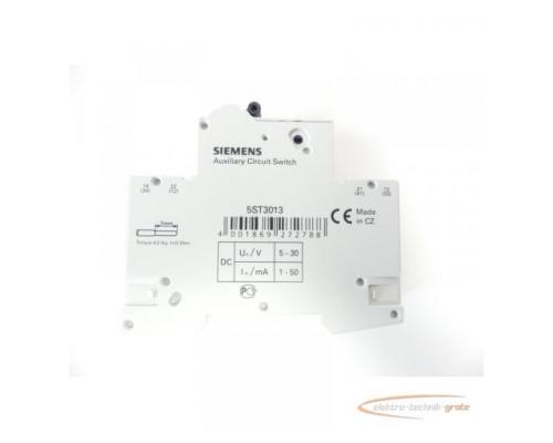 Siemens 5SY41 MCB C3 Leistungsschutzschalter + 5ST301.AS Hilfsschalter - Bild 5