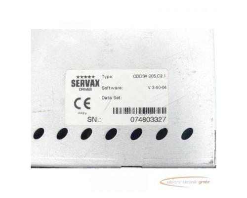 Servax CDD34.005,C2.1 Servoregler SN:074803327 - Bild 5