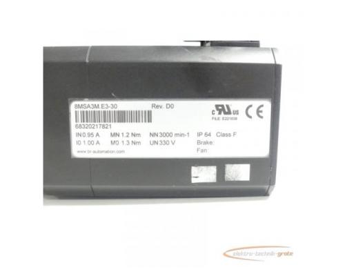 B&R Automation 8MSA3M.E3-30 Servomotor Rev. D0 SN:68320217821 - Bild 5