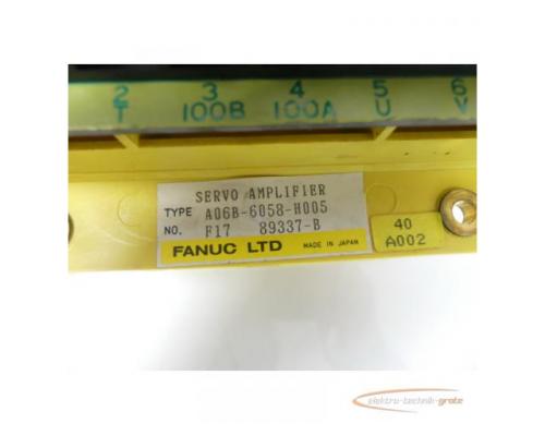 Fanuc A06B-6058-H005 Servo Amplifier - Bild 9