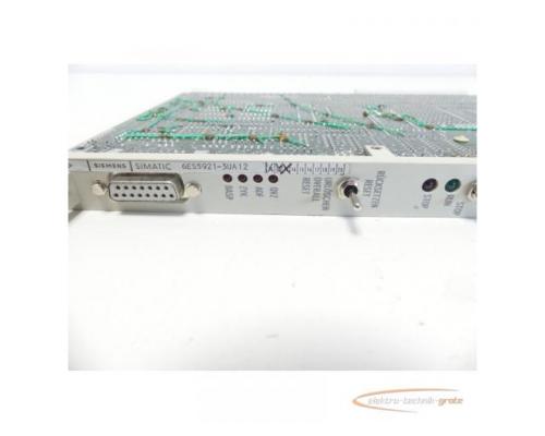 Siemens 6ES5921-3UA12 Zentral-Baugruppe E-St. A13 SN 91185 HO - Bild 5