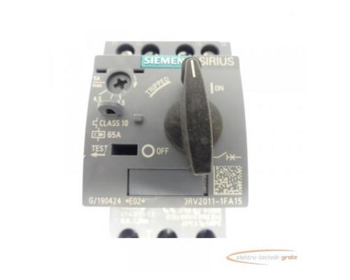 Siemens 3RV2011-1FA15 Leistungsschalter max. 3.5-5A + 3RV2901-1E Hilfsschalter - Bild 5