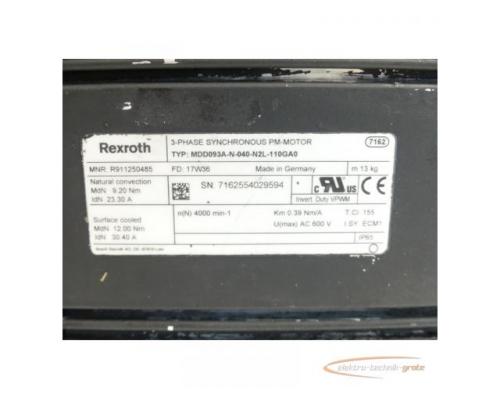 Rexroth MDD093A-N-040-N2L-110GA0 MNR:R911250485 SN:7162554029594 - Bild 6